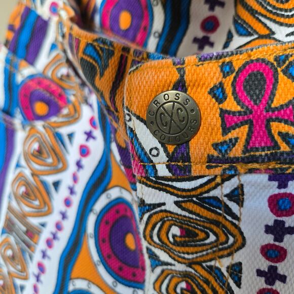 Cross Colours 90's Vintage Printed Twin Set NWOT Size 2 Top 5/6 Bottoms NICE! - Picture 4 of 8